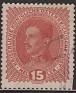 Austria 1916 Personajes 15 H Rojo Scott 168